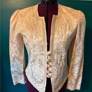 Nah NahCollection Vintage 80’s Brocade Embroidered Blazer Jacket